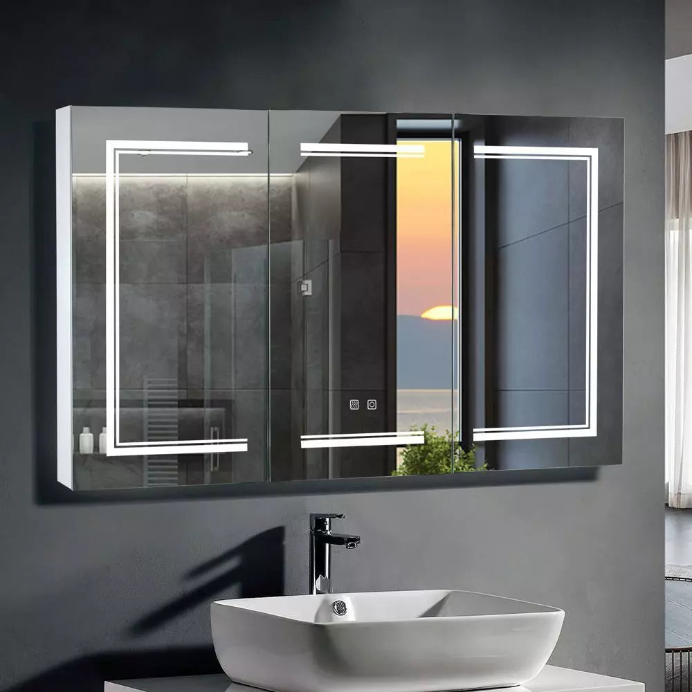 48" Mirror Lighted Medicine Cabinet