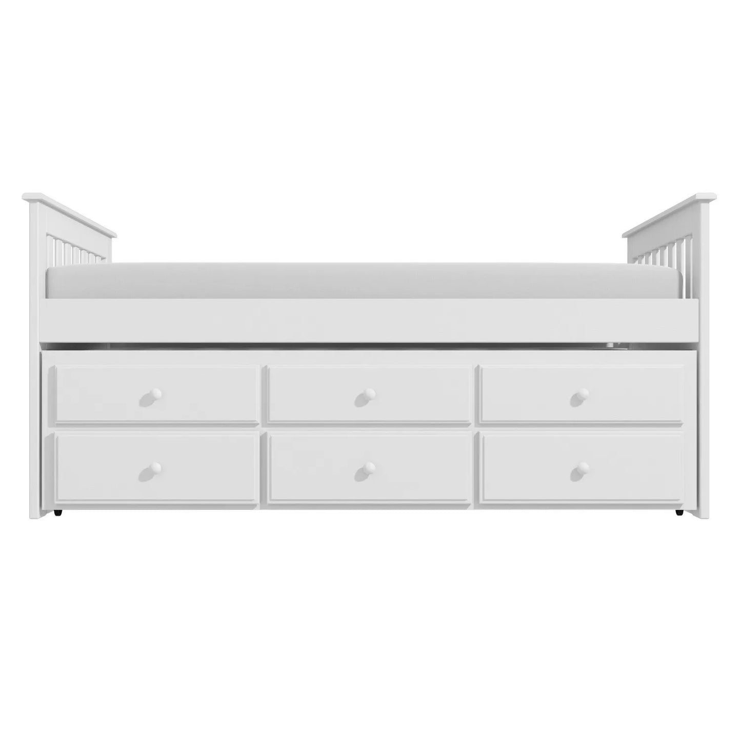 Jada Single Trundle Bed With Pull Out