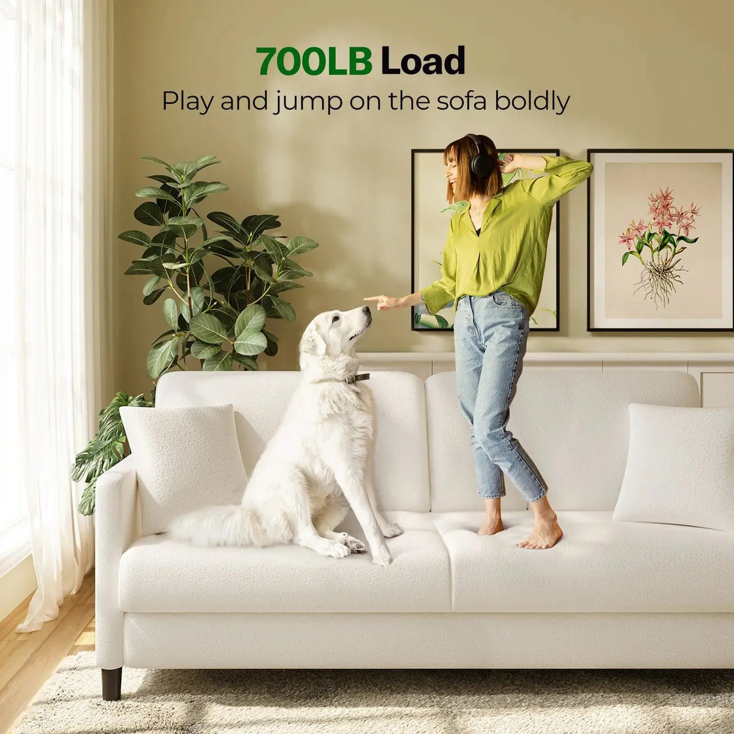 Modern Velvet Loveseat Couch Canva Home