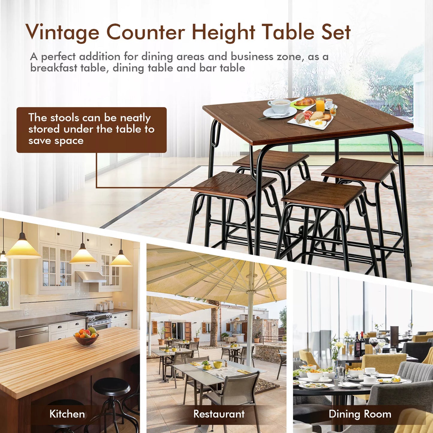 Monroe Counter Height Dining Set