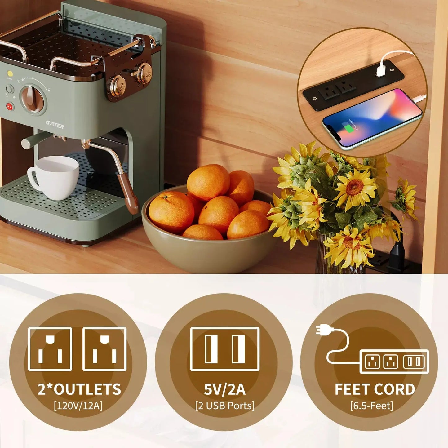 Bates Small Rattan Kitchen Pantry Cabinet Hutch Canva Home