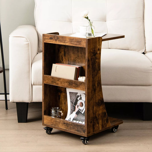 Rustic Living Room End Table