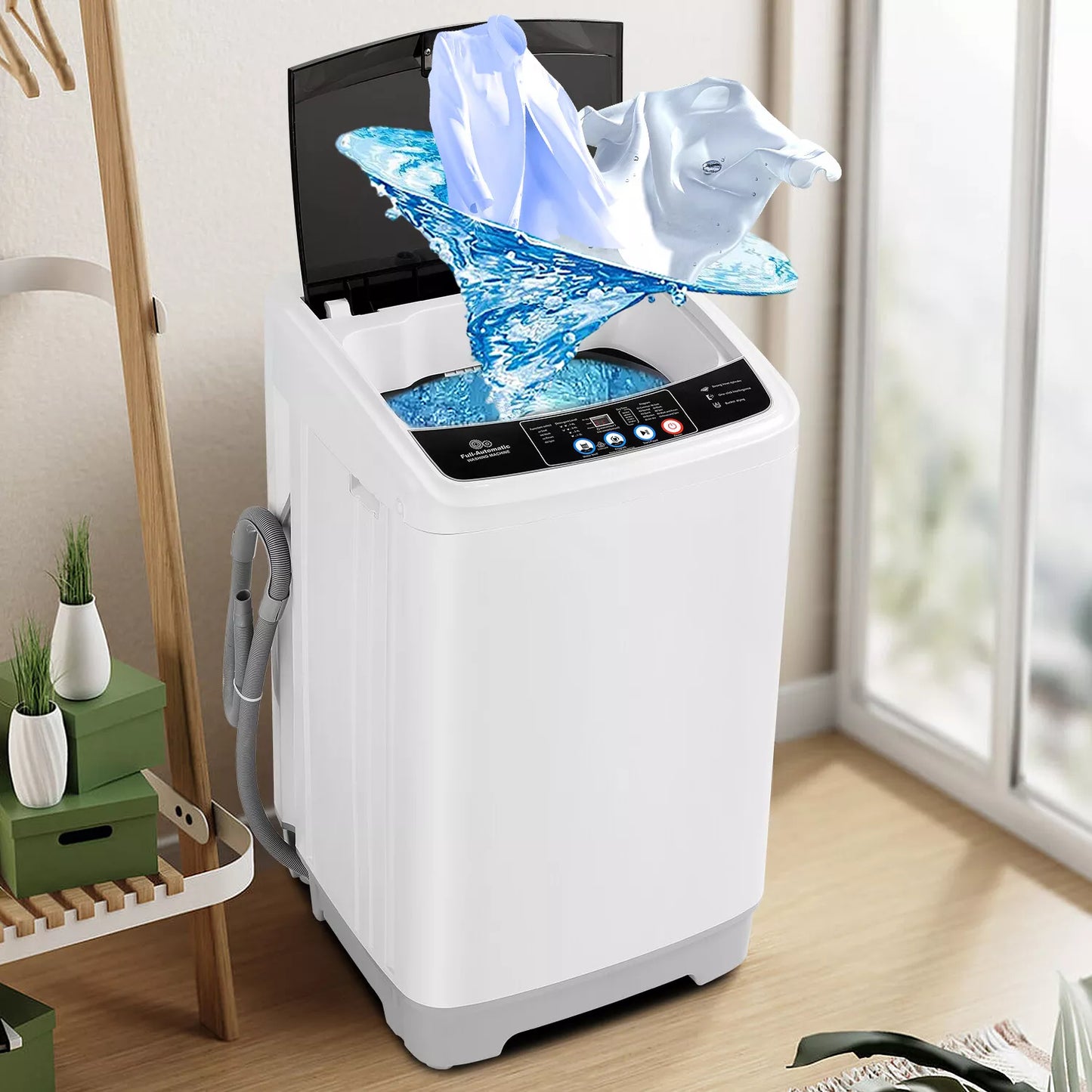 17.8lbs Portable Apartment Ventless Washer & Dryer Combo