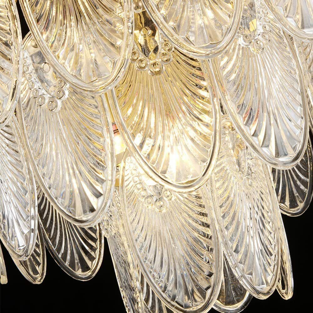 Crystal Leaf Kitchen Pendant Light