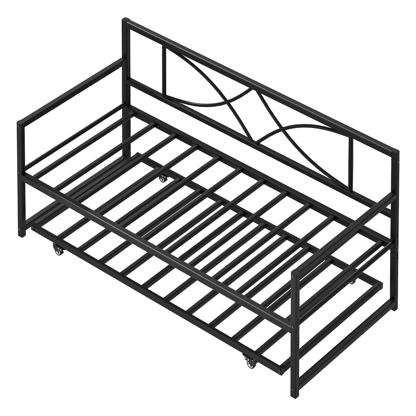 Solis Twin Metal Trundle Daybed