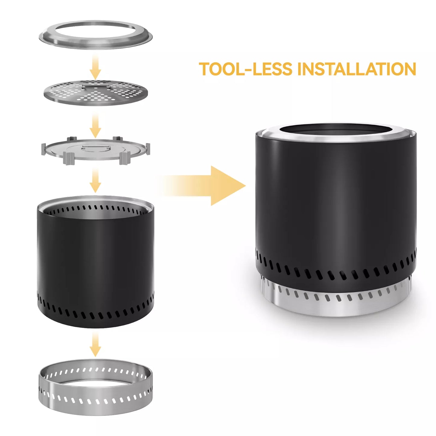 Small Outdoor Smokeless Fire Pit