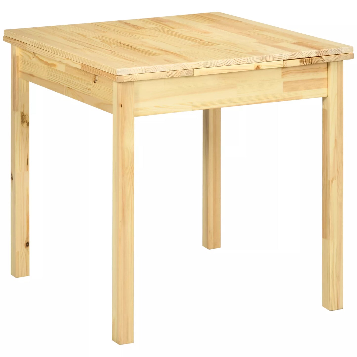Zahra Wooden Space Saving Drop Leaf Dining Table