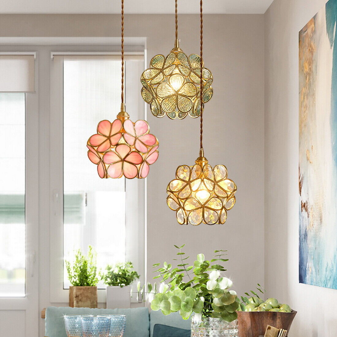Flower Kitchen Pendant Light