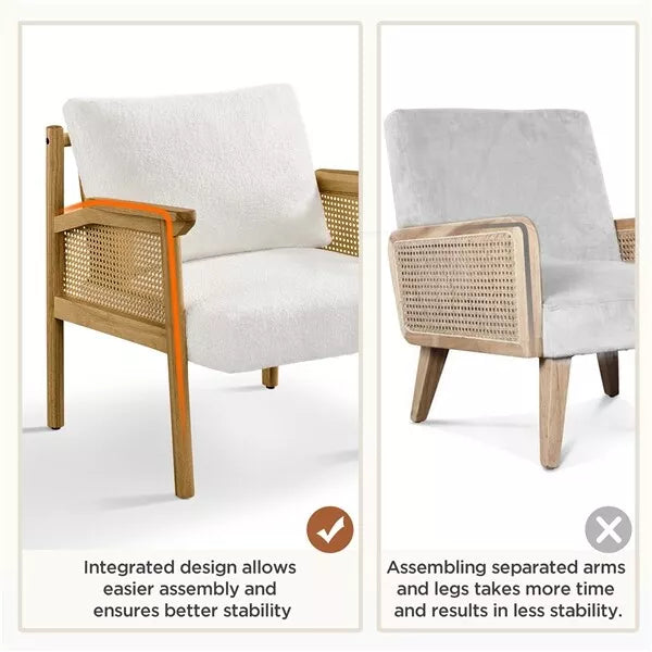 Anna Rattan Accent Armchair