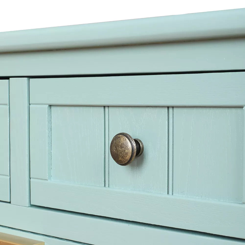 Fabio Rattan Small 5 Drawer Chest Dresser