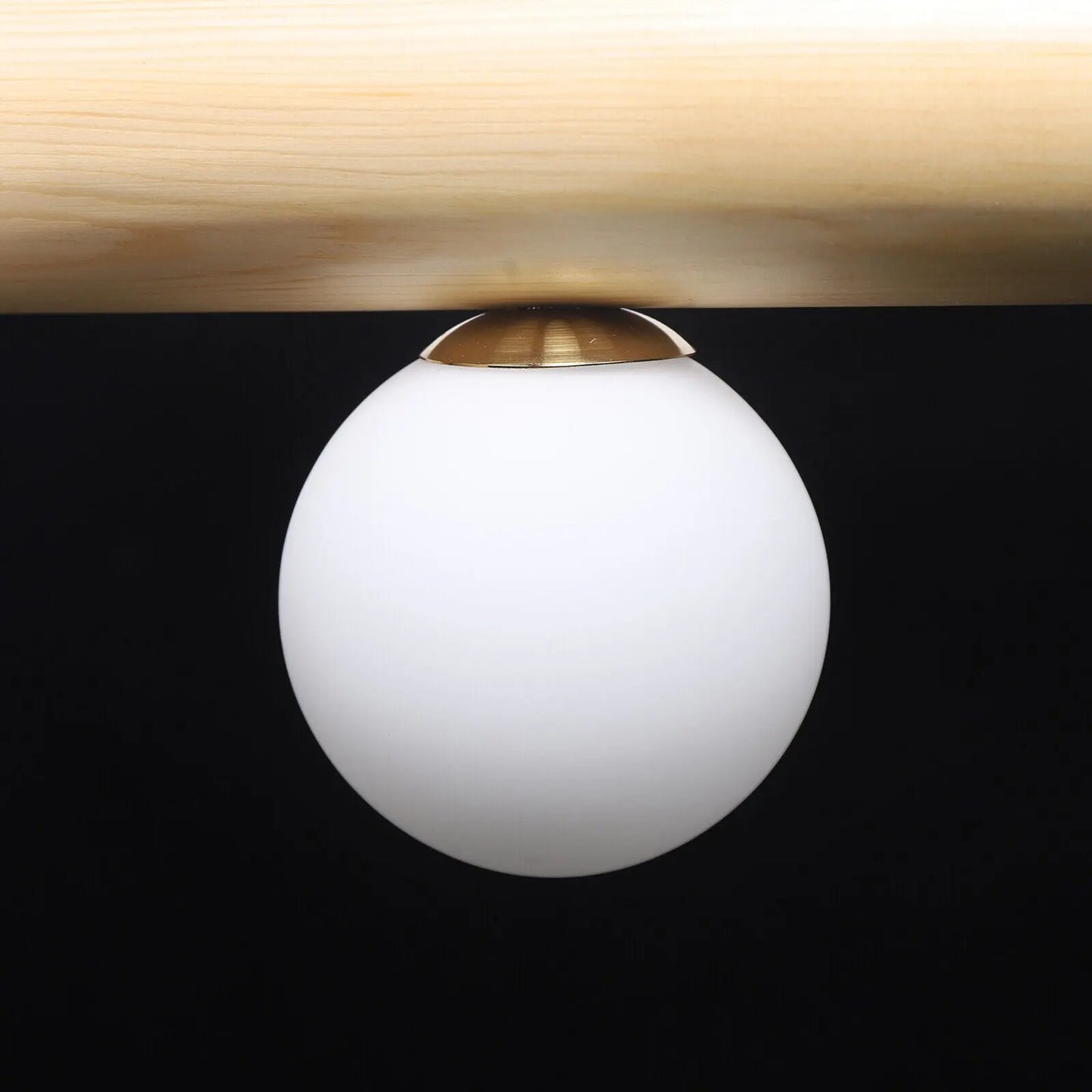 Wood Grain Bubble Dining Room Chandelier Canva Home