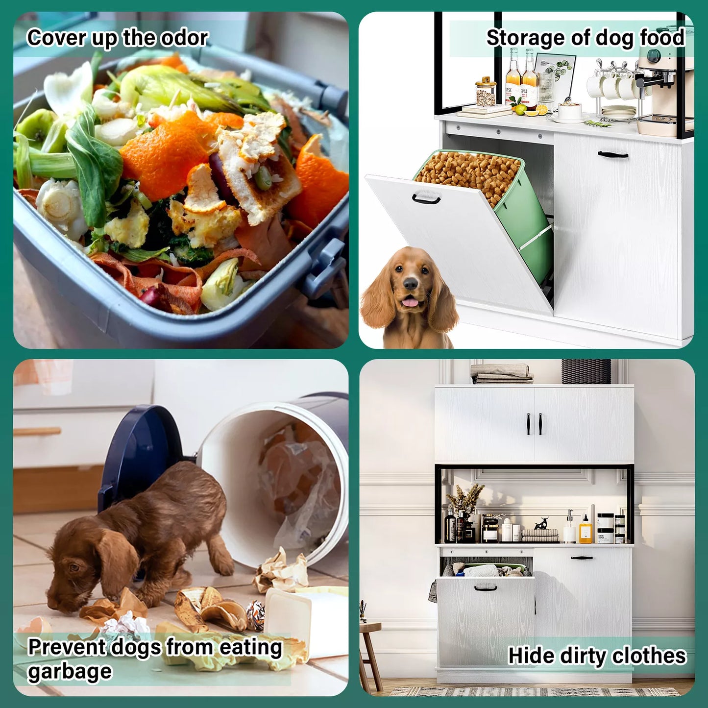 Maxim Kitchen Trash Can Cabinet