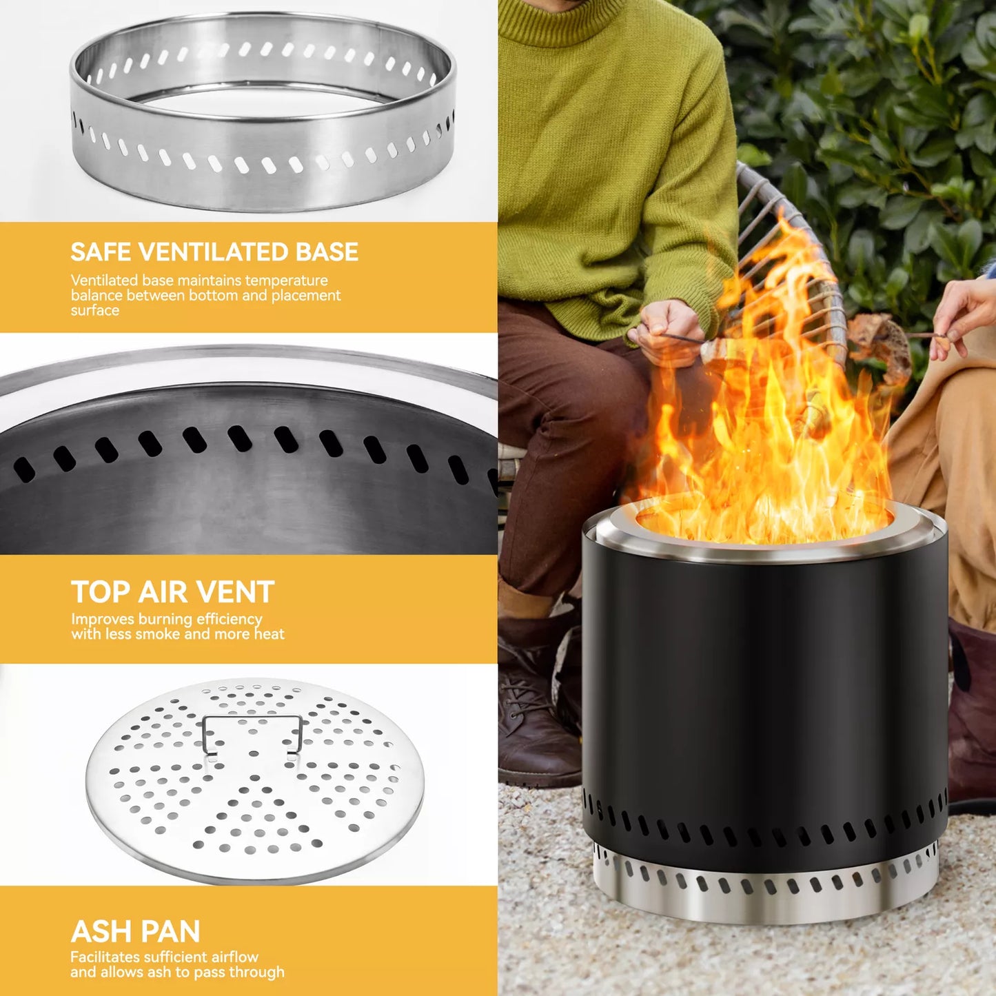 Small Outdoor Smokeless Fire Pit