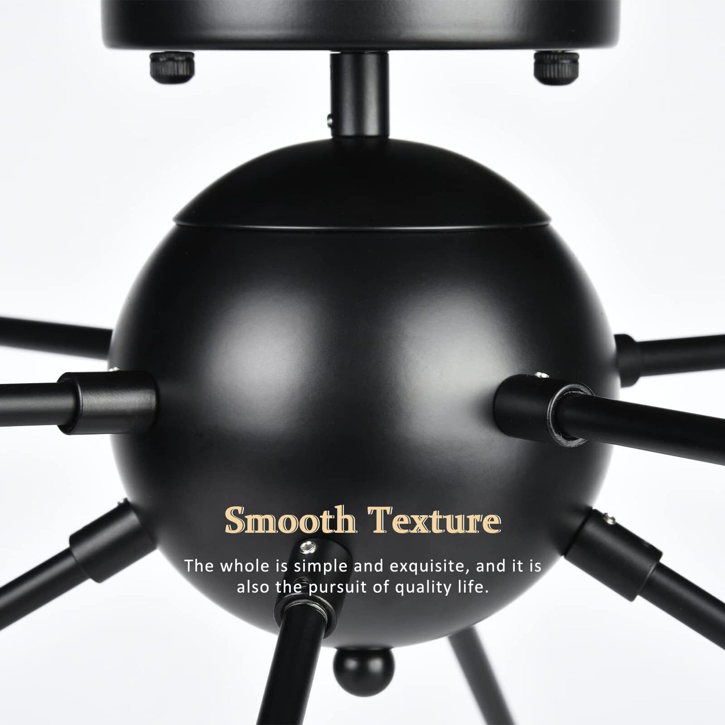 Spike 8 Bulbs Sputnik Dining Room Chandelier