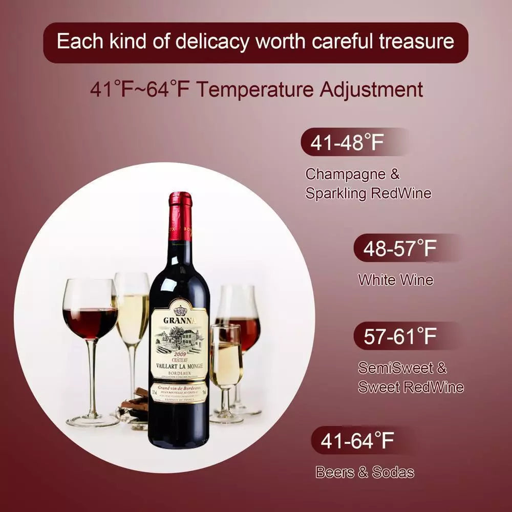 16 Bottles Wine Cooler Refrigerator