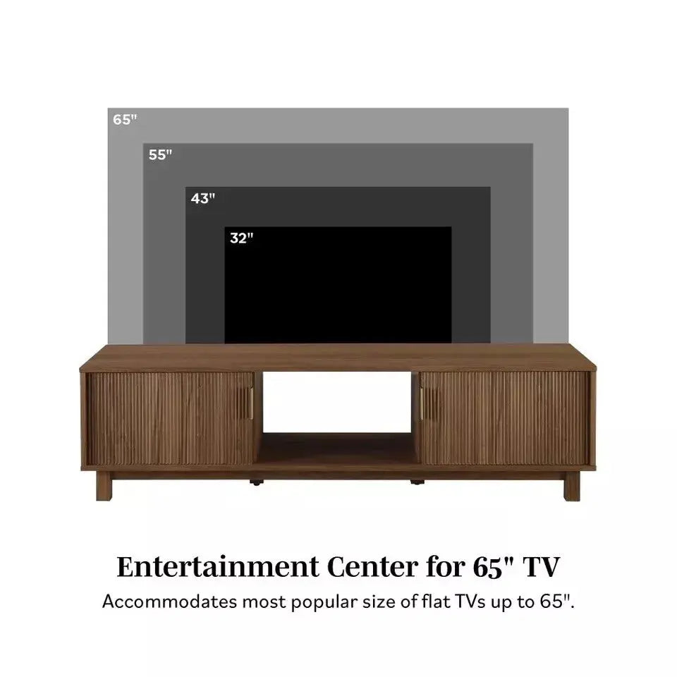 Cole Mid Century TV Media Cabinet Console Canva Home