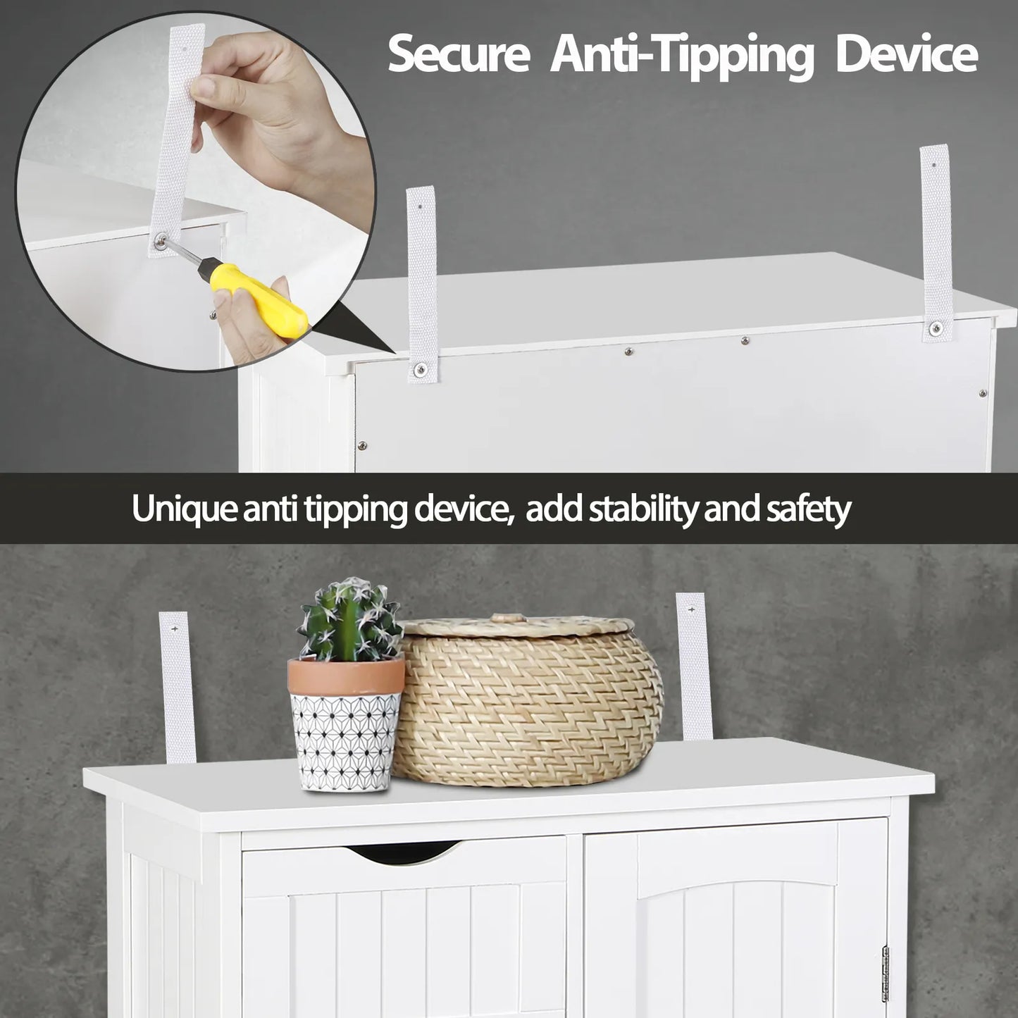 Small Freestanding Bathroom Linen Cabinet