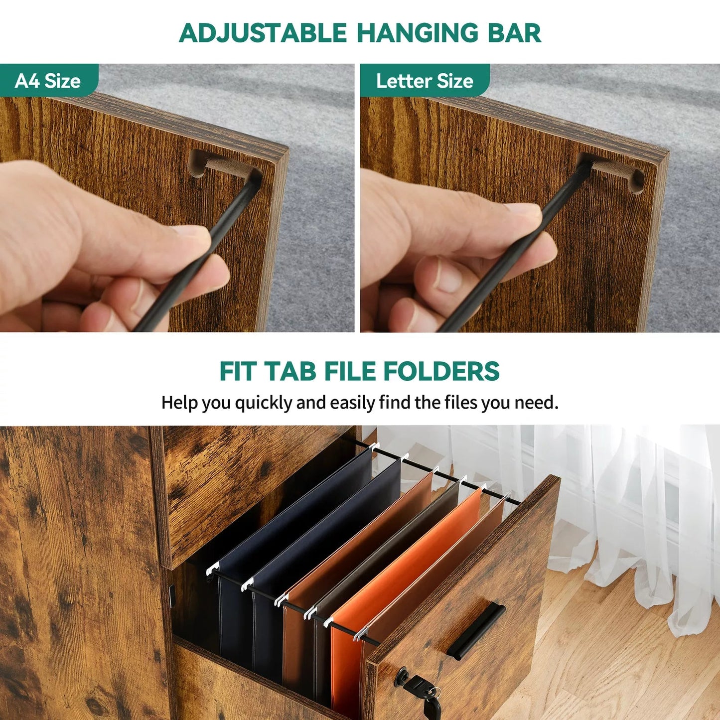 Reed Tall Filing Cabinet With Lock Canva Home