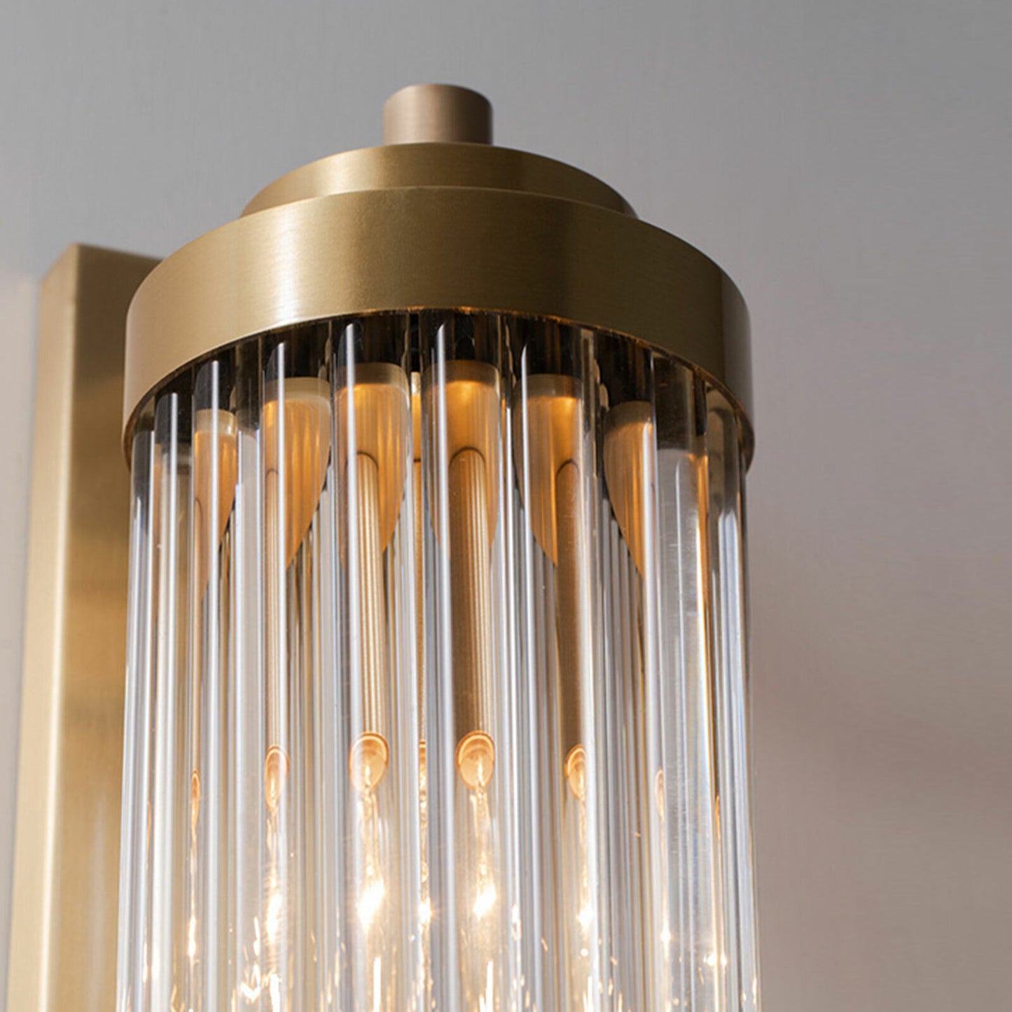 Crystal Lantern Modern Wall Scone Light