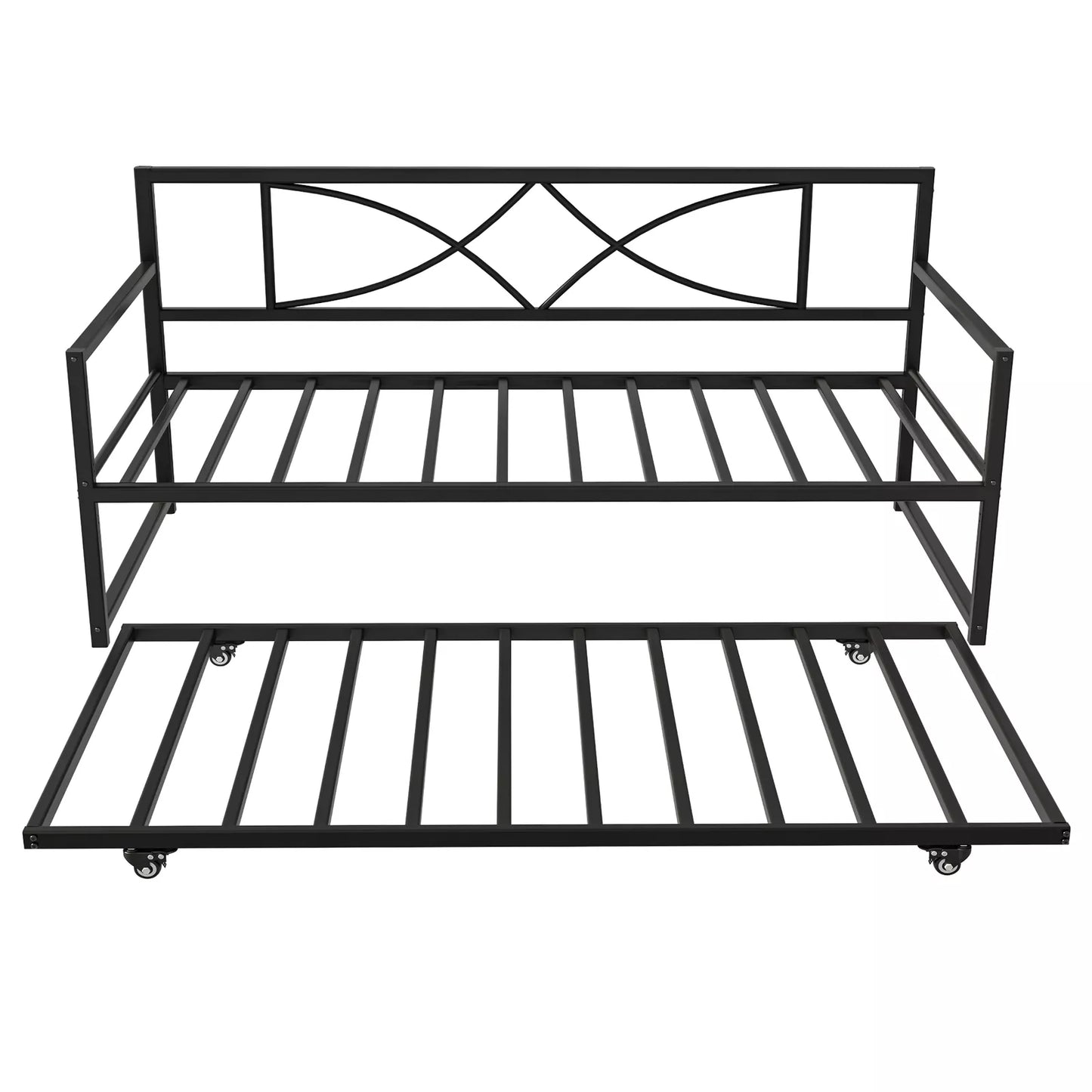 Solis Twin Metal Trundle Daybed