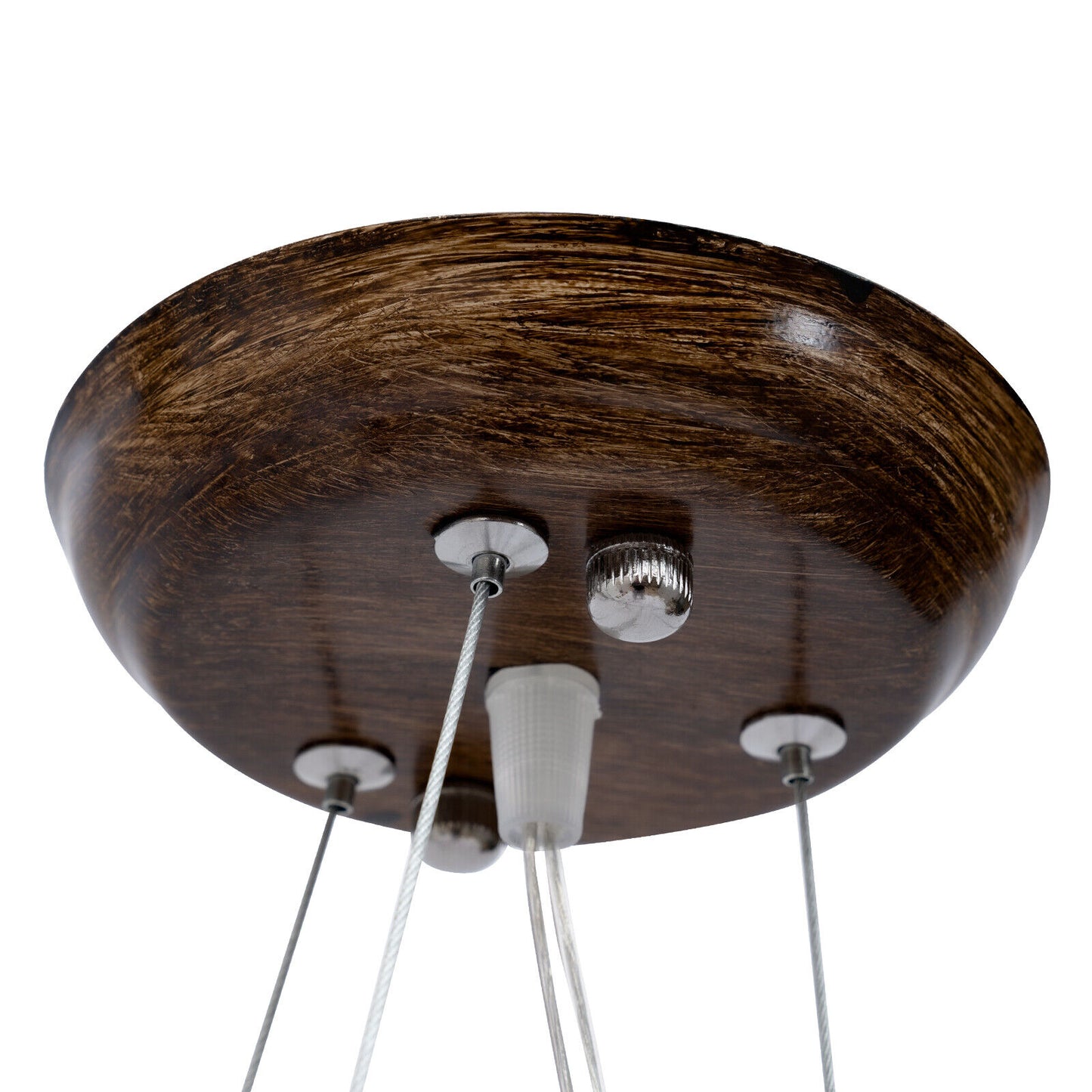 Wood Branch Bubble Dining Room Chandelier