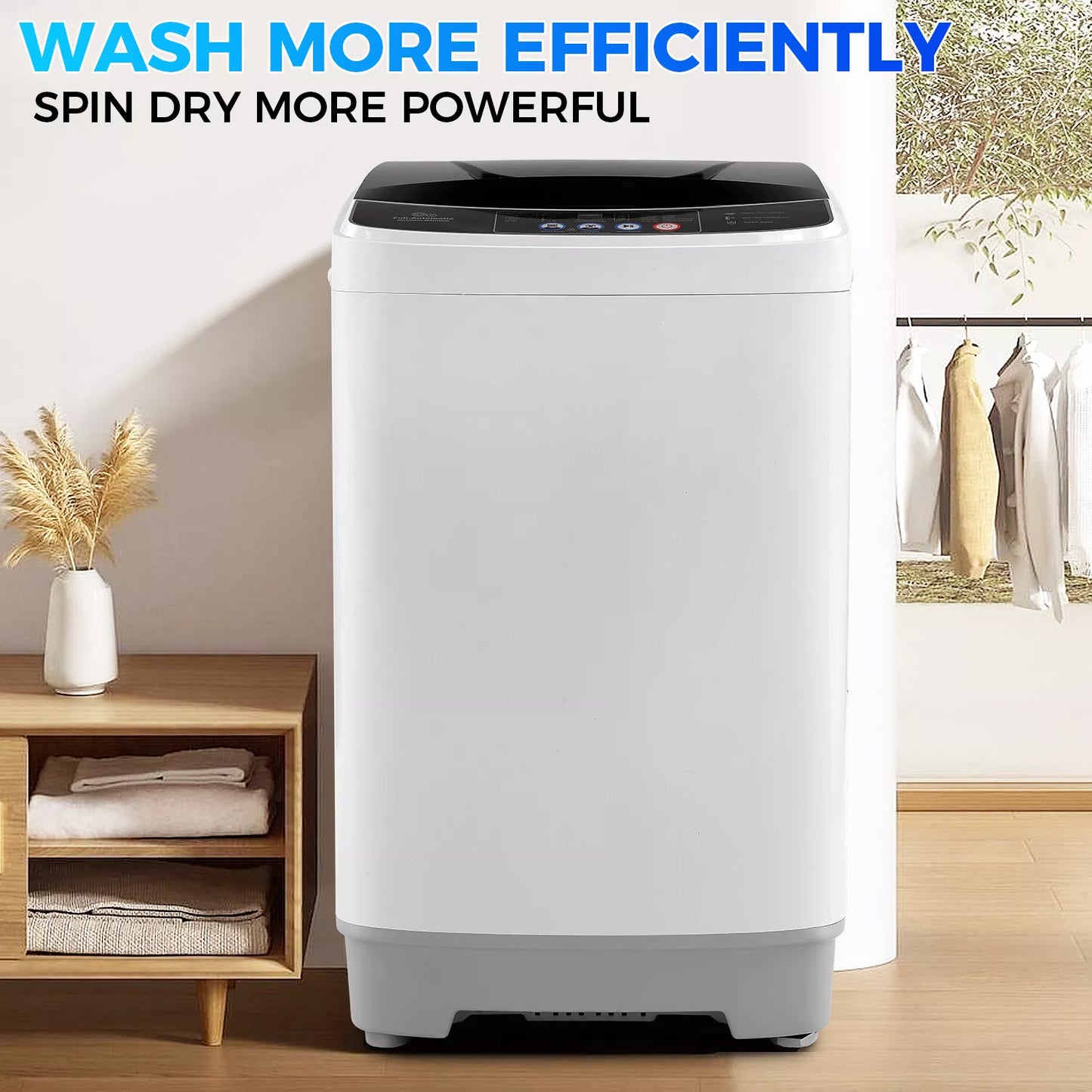 15.6lbs Portable Apartment Ventless Washer & Dryer Combo