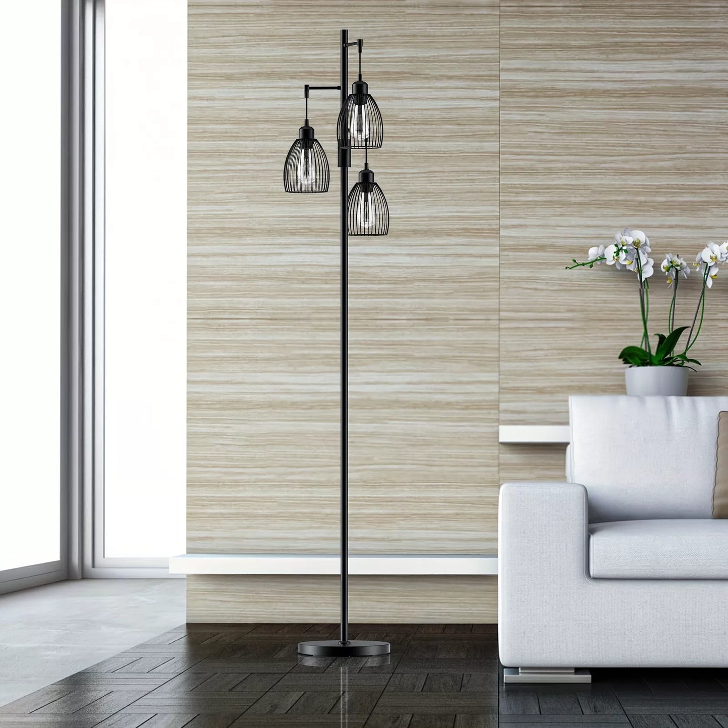 Tear Drop Living Room Floor Lamp