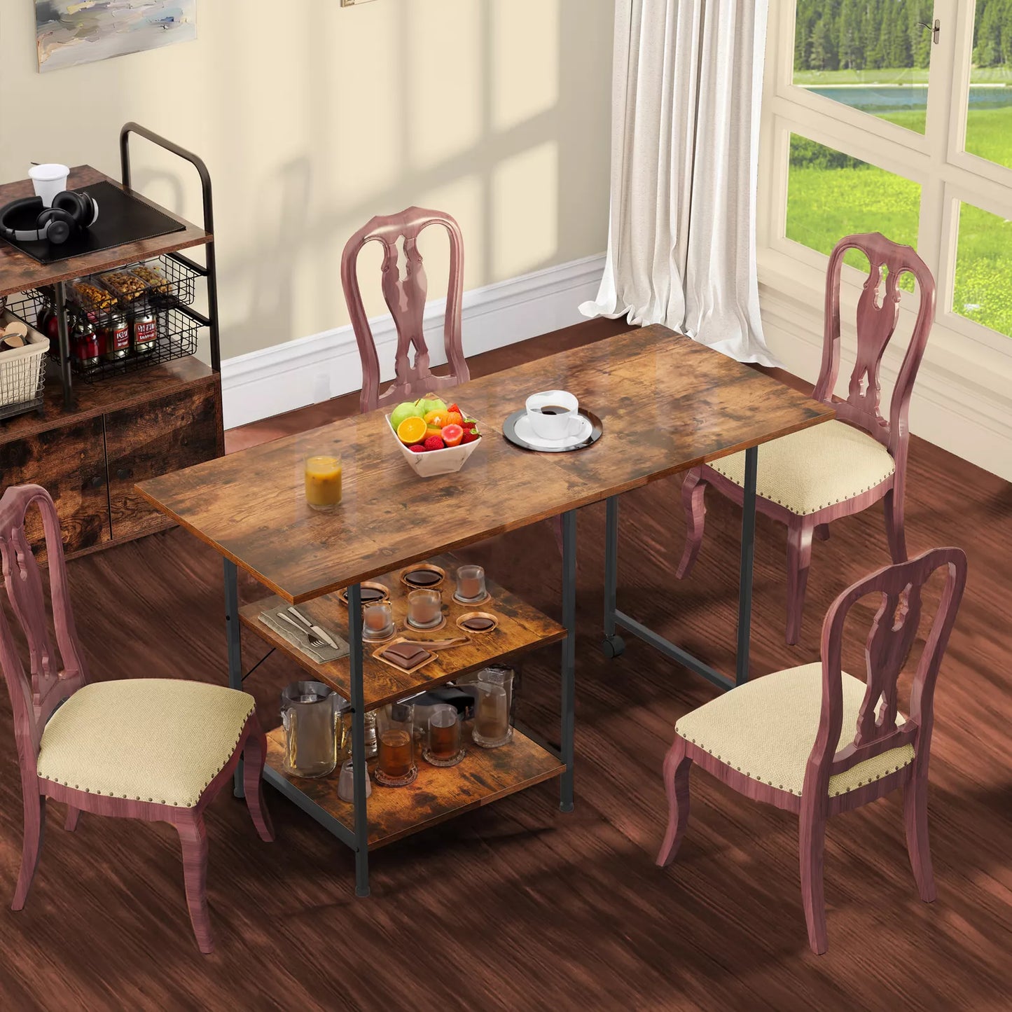 Cooke Space Saving Drop Leaf Dining Table