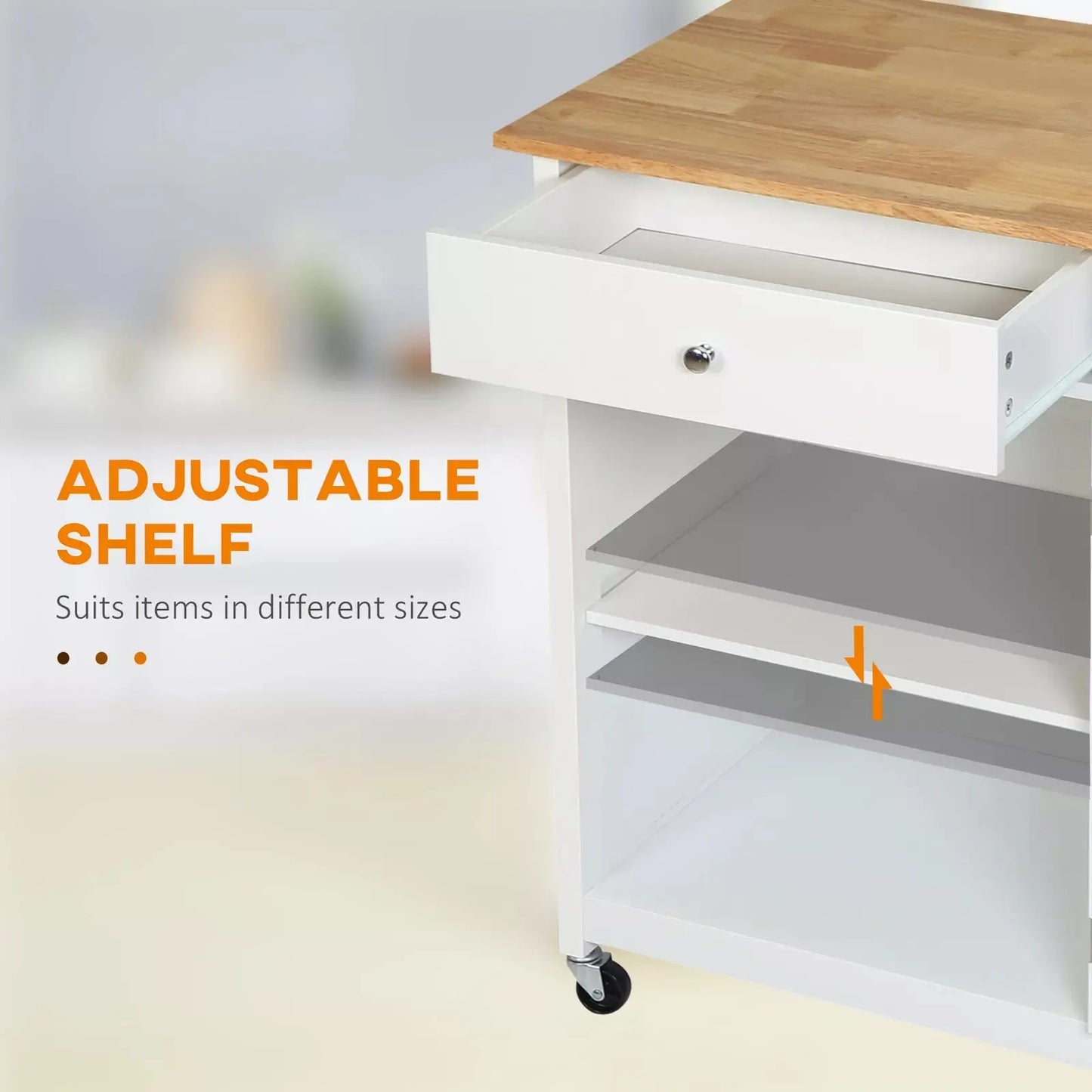Boyd Small Rolling Kitchen Island Canva Home