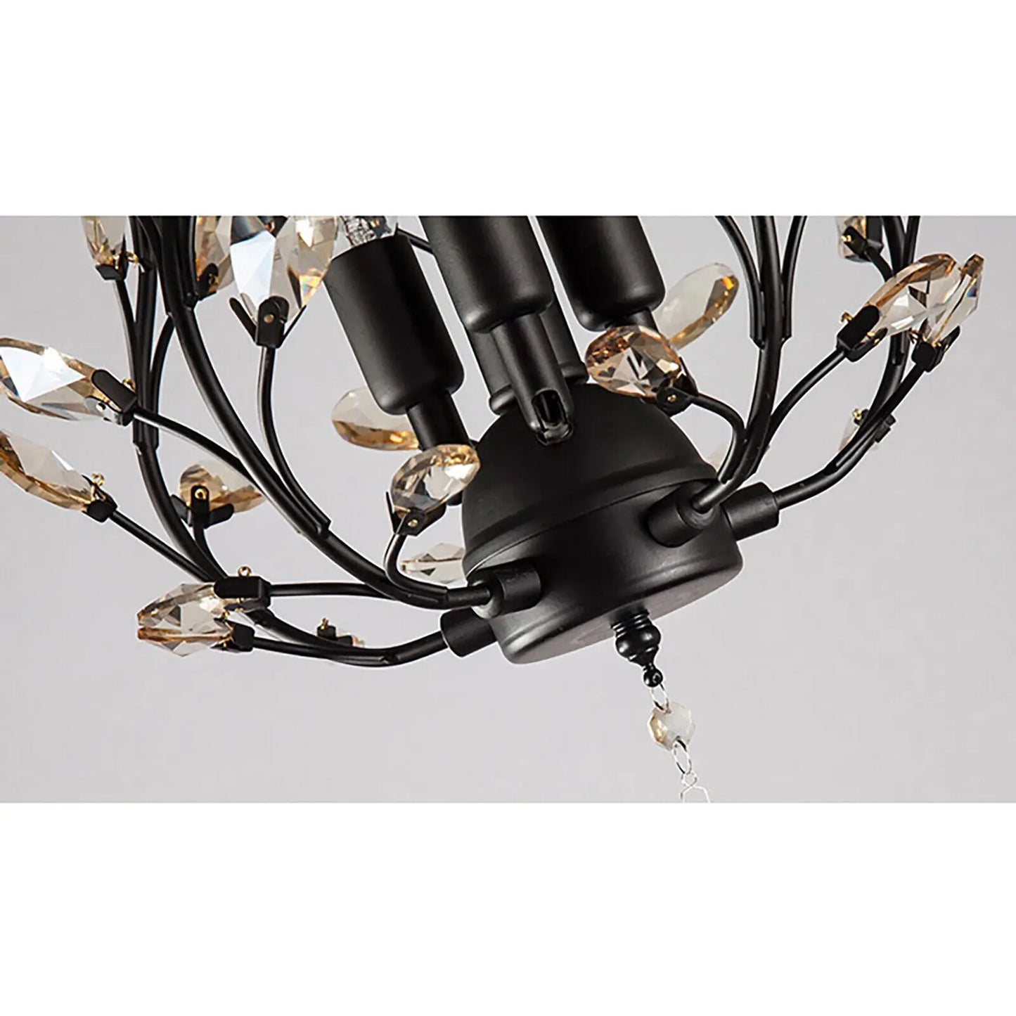 Rose Crystal Dining Room Chandelier Canva Home