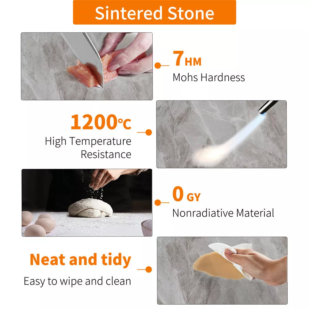 Cade Marble Round Dining Table For 4