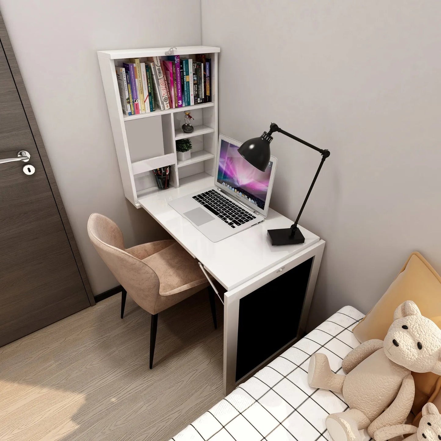 Lewys Wall Mounted Desk Canva Home