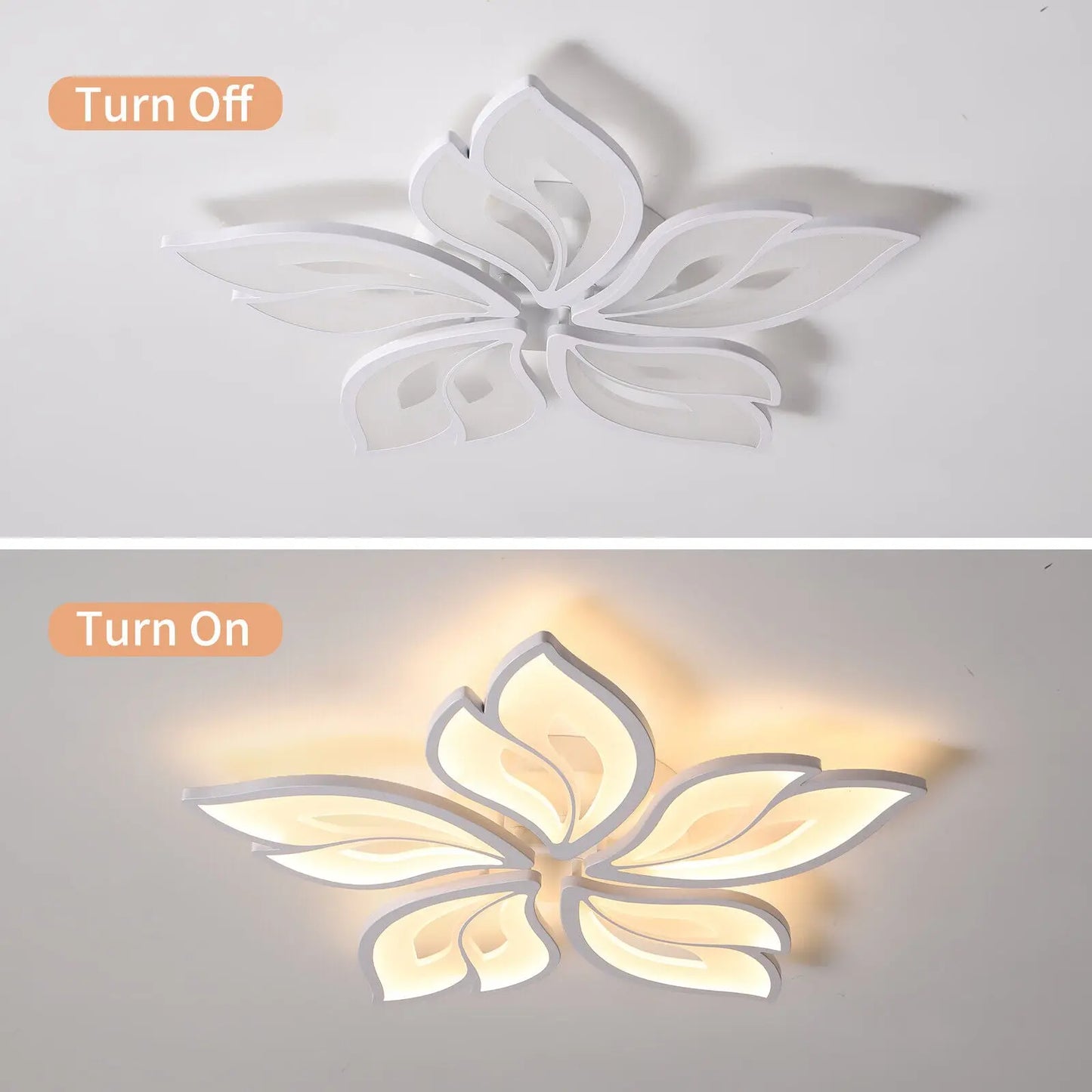 Flower Flush Mount Ceiling Light Canva Home