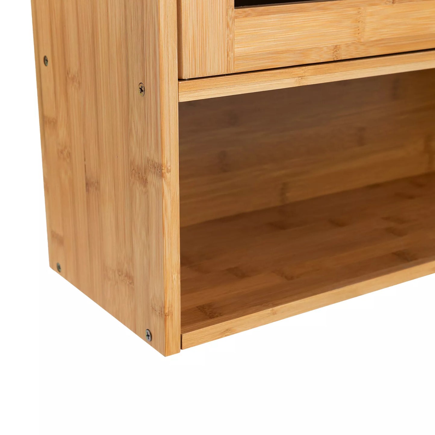 Bamboo Wall Mounted Bathroom Cabinet
