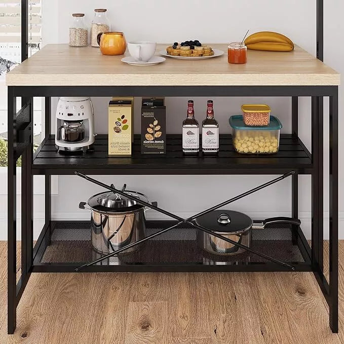 Beth Kitchen Island Dining Table