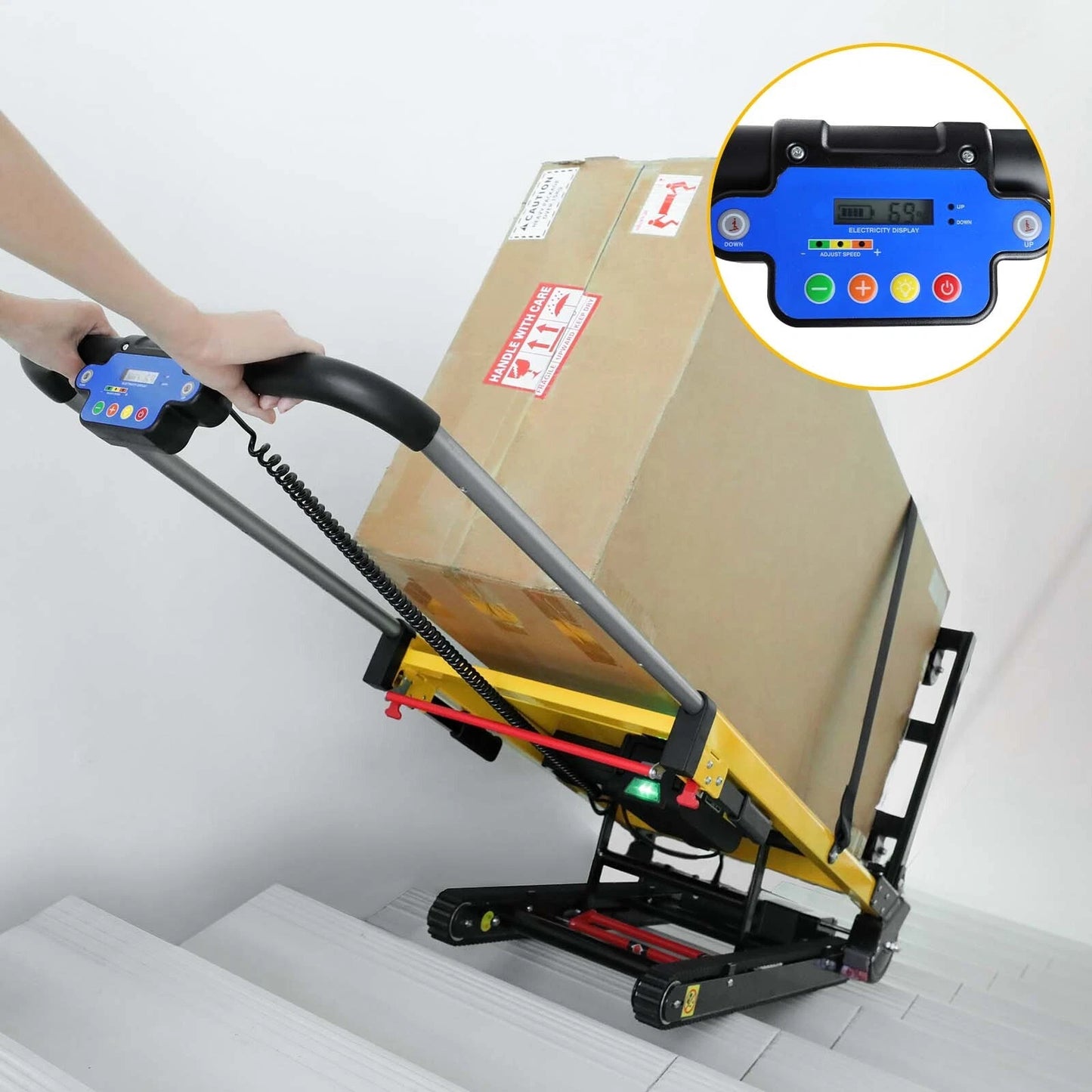 Motorized Stair Climbing Hand Trolley