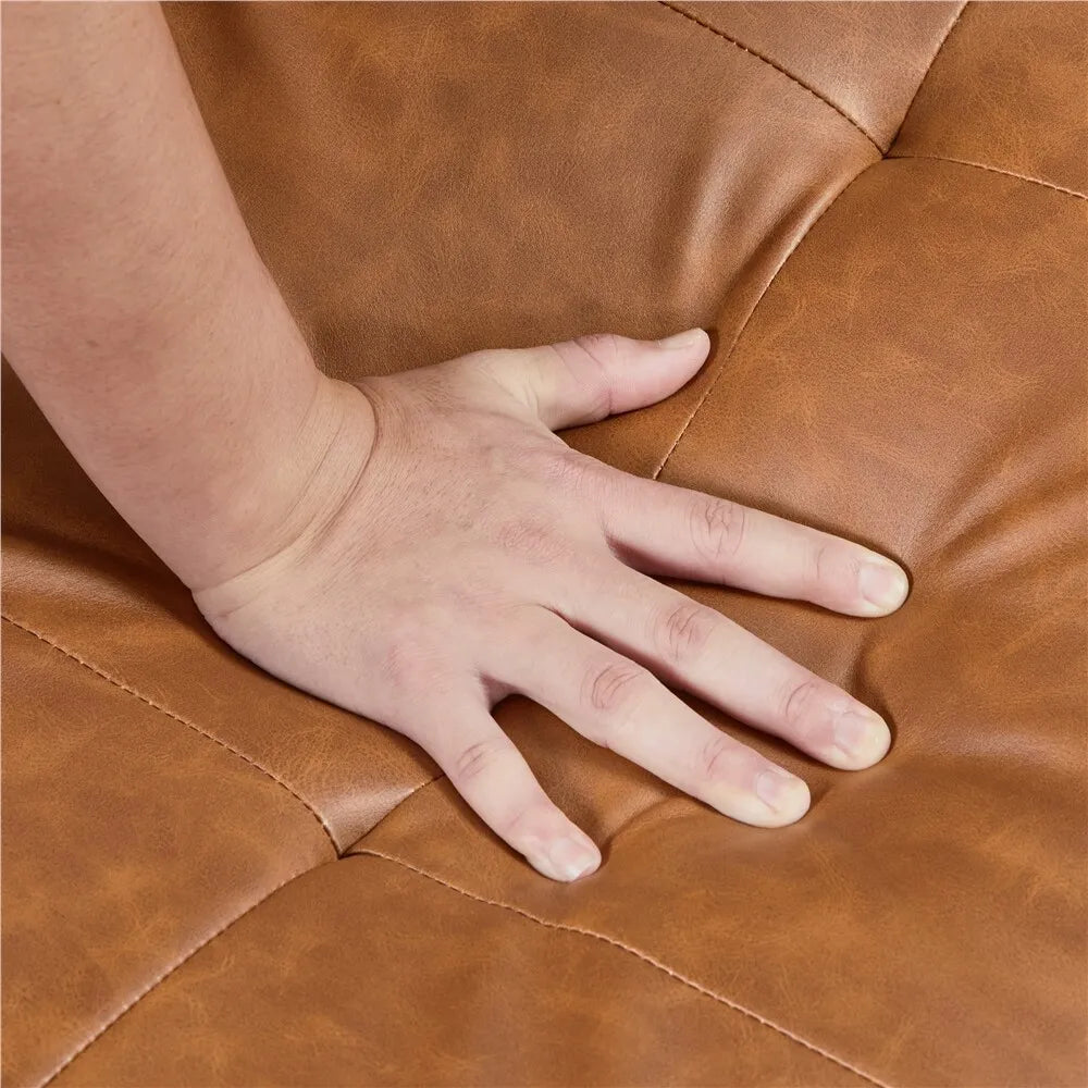 Faux Leather Futon Sofa Bed