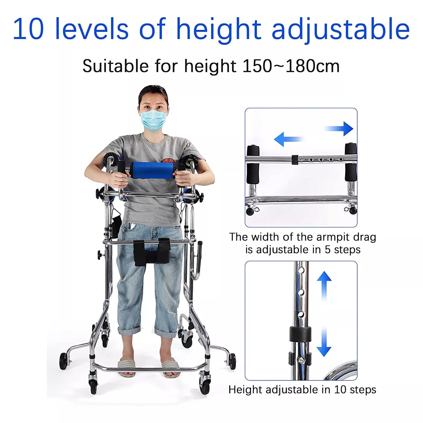 Senior Rehabilitation Upright Mobility Walker