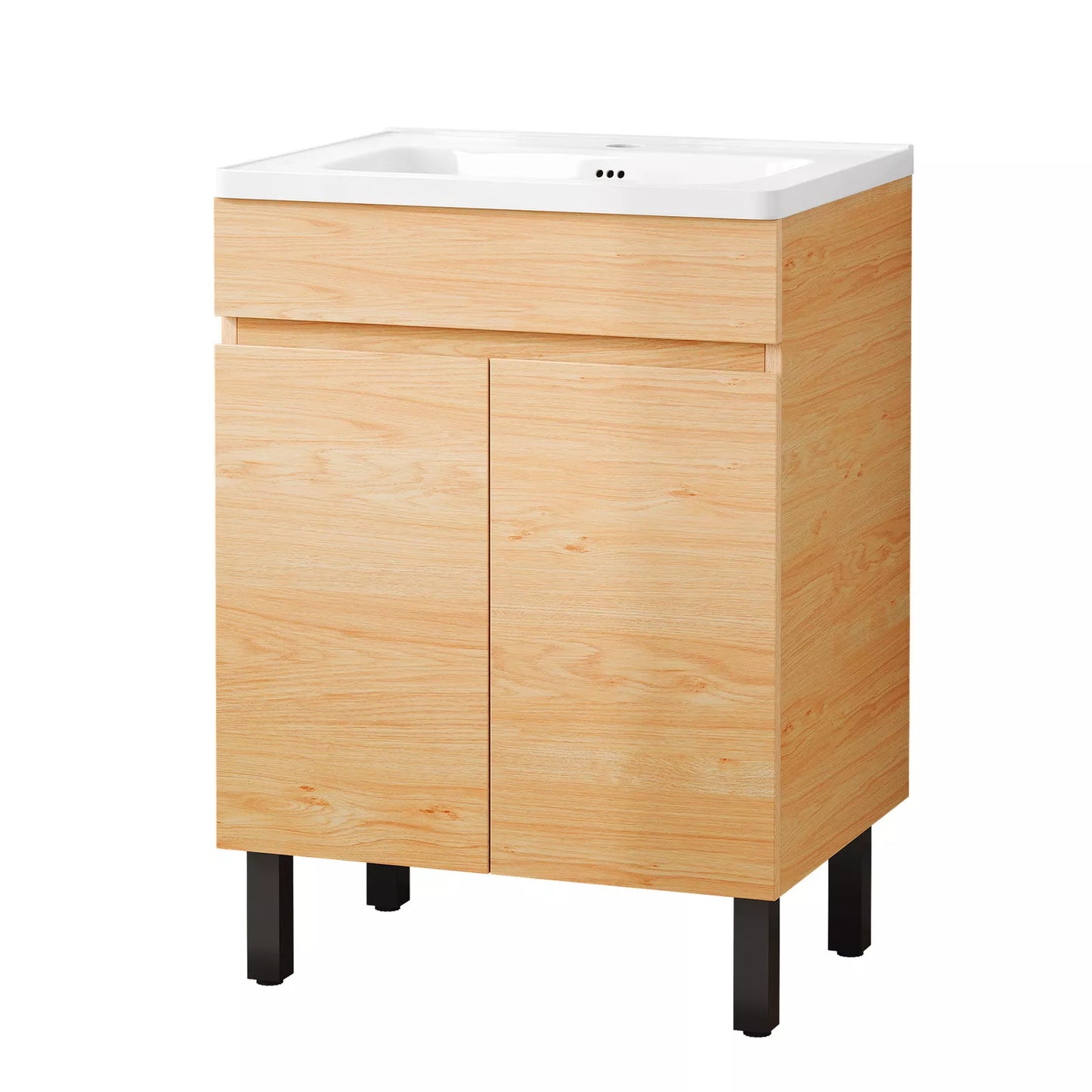 24" Small Bathroom Vanity Cabinet With Sink