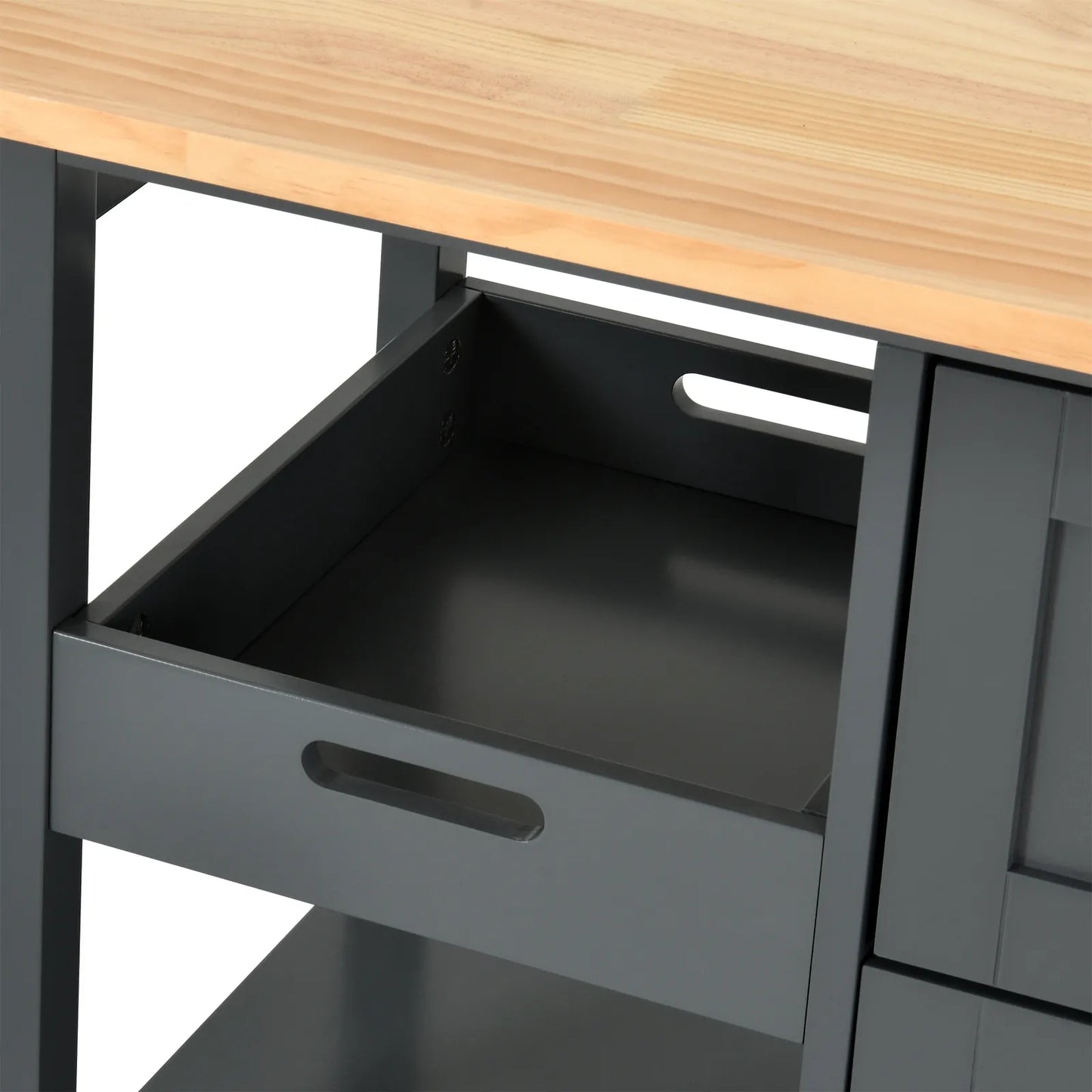 Mae Small Rolling Kitchen Island