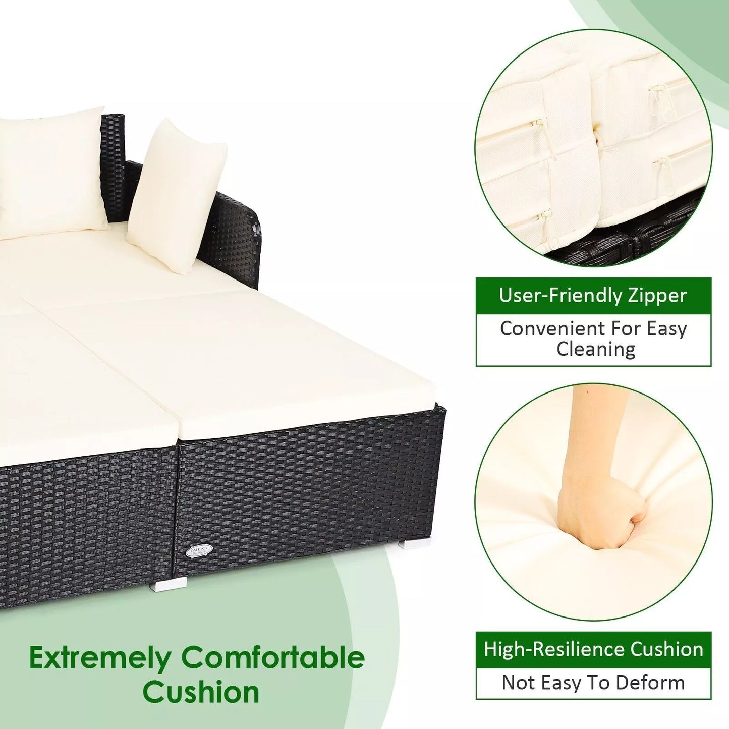 Keith Rattan Outdoor Garden Day Bed