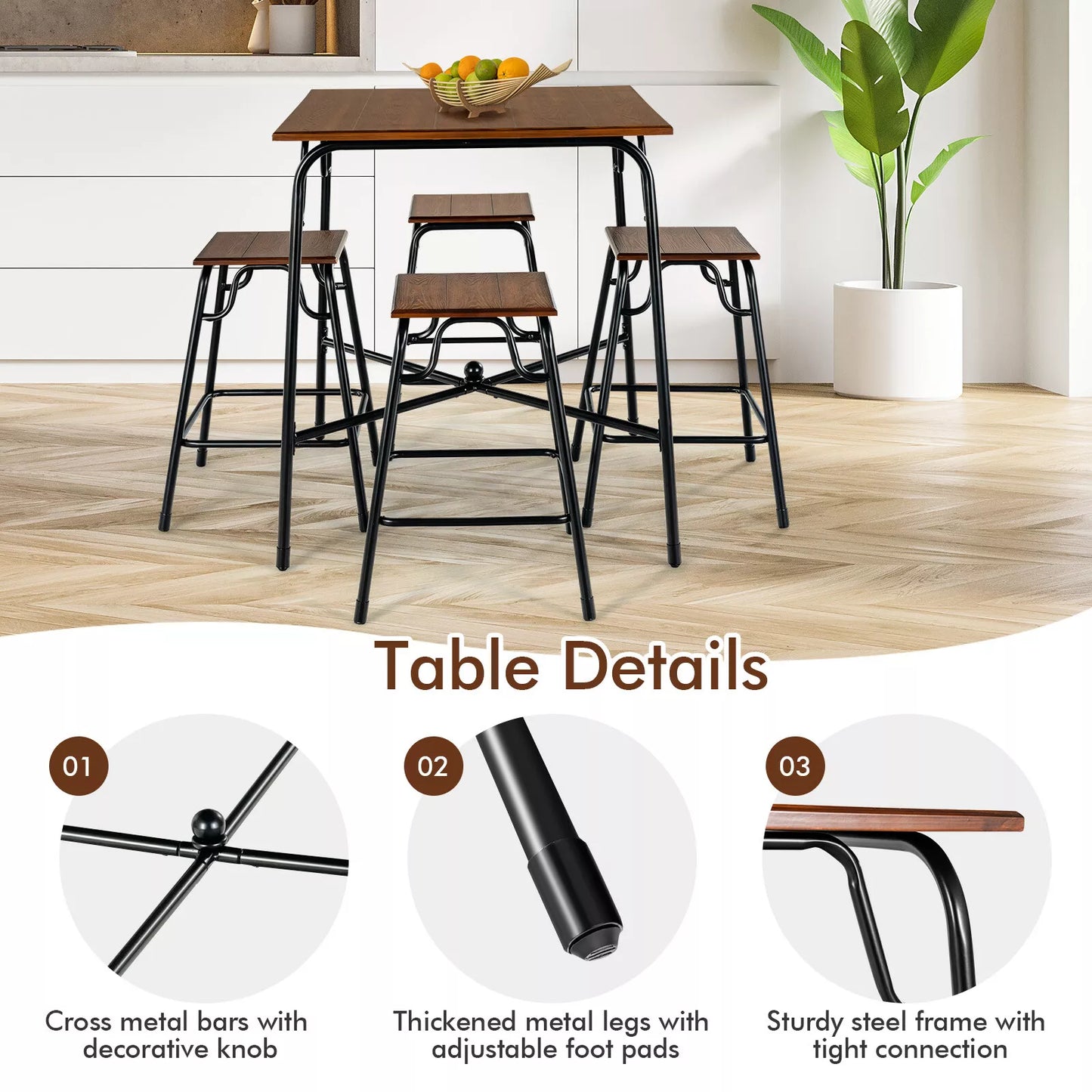 Monroe Counter Height Dining Set