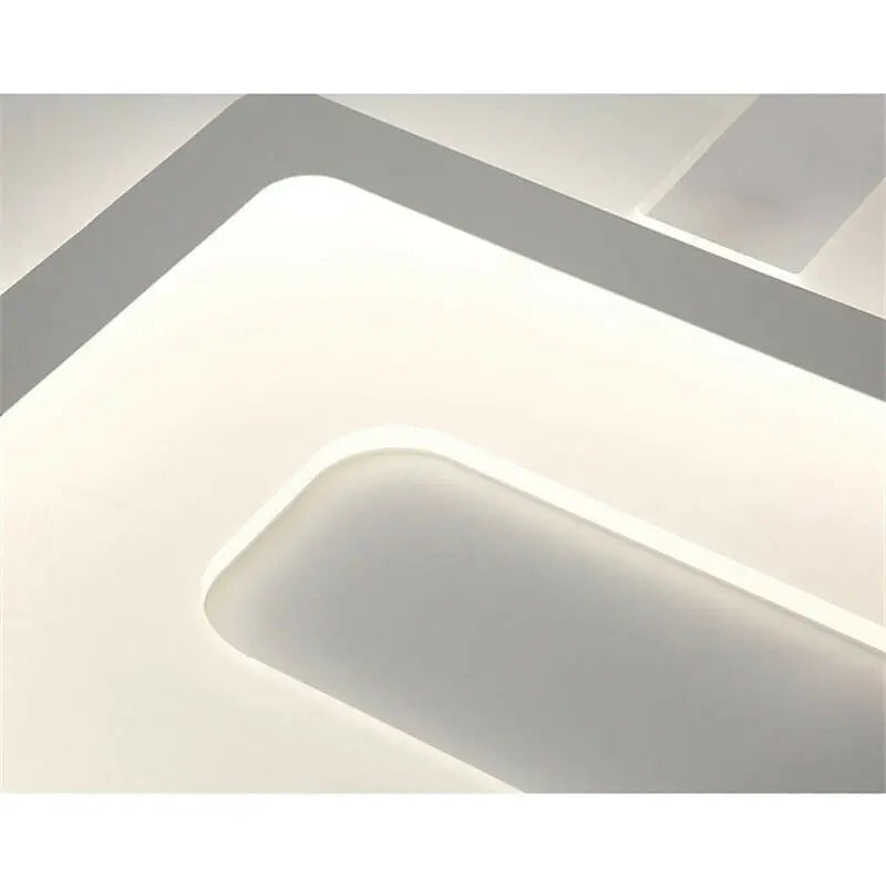 Thin Square Flush Mount Ceiling Light Canva Home