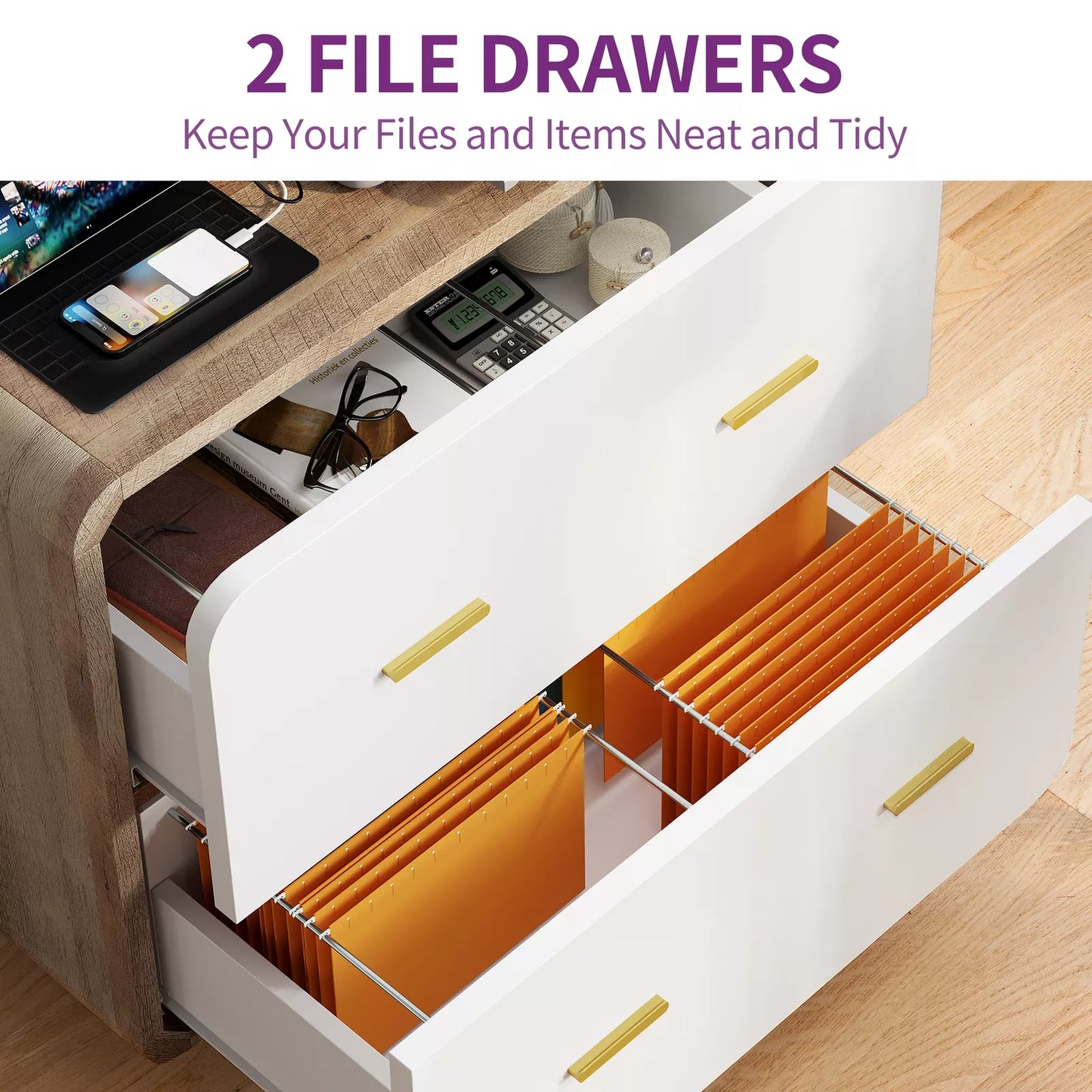 Miles 2 Drawers Lateral Filing Cabinet