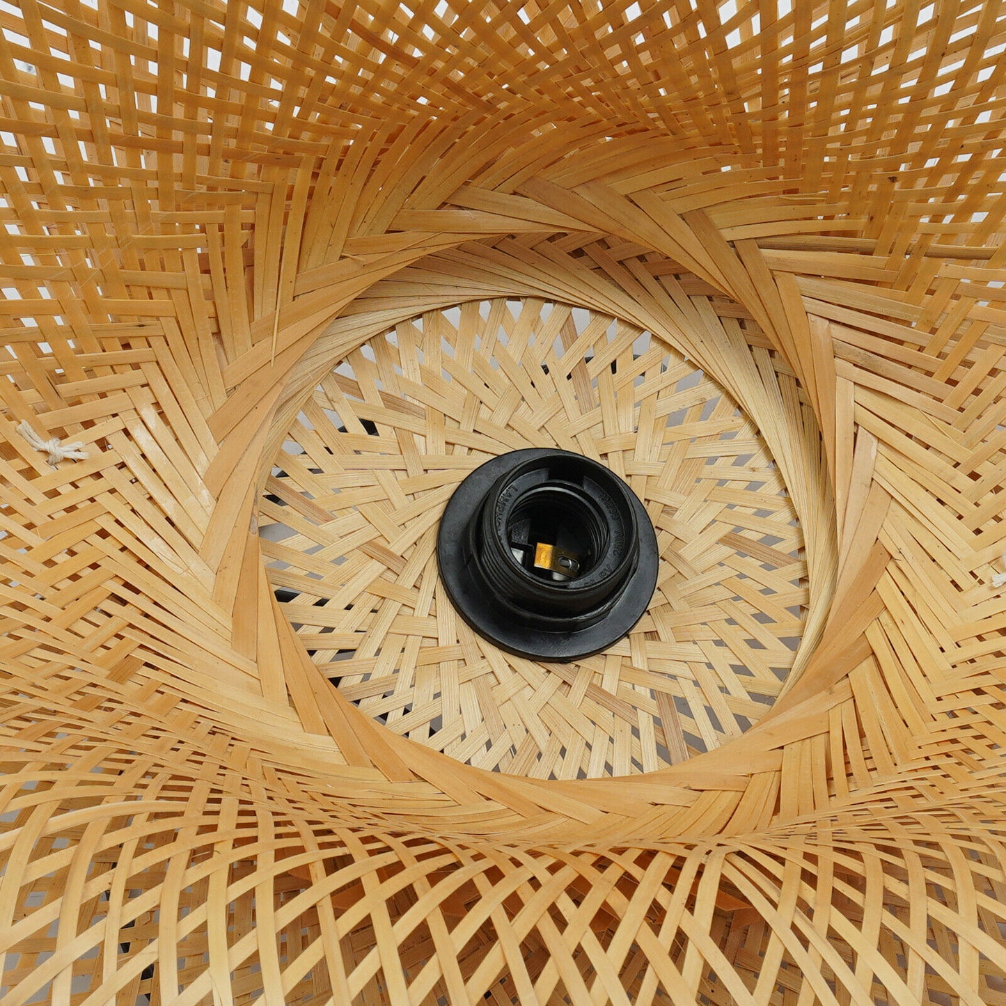 Wicker Bamboo Kitchen Pendant Light