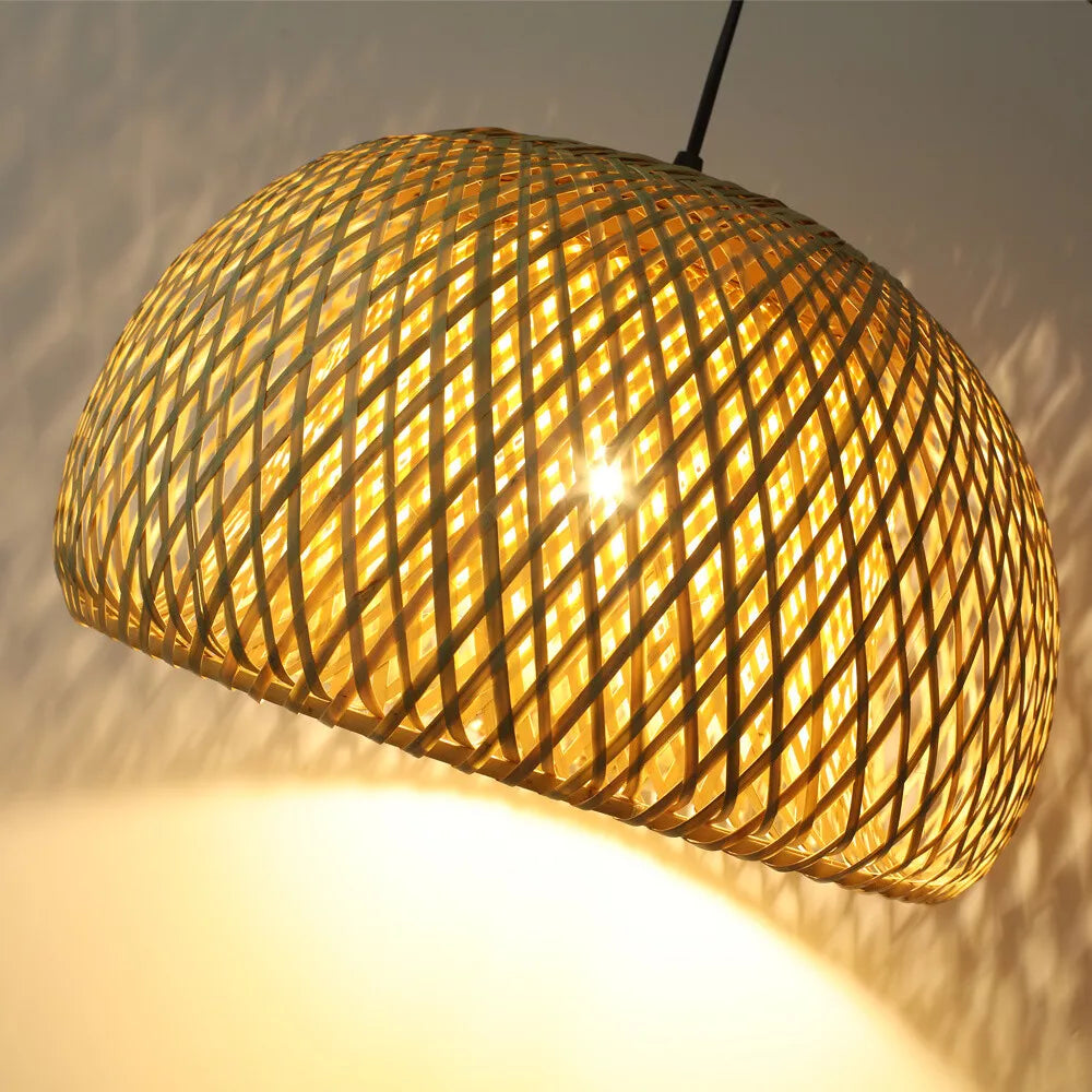 Bamboo Living Room Standing Floor Lamp