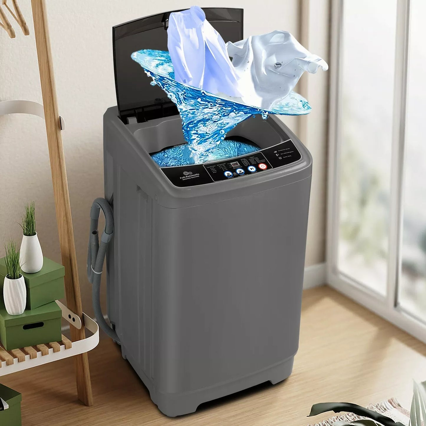 17.8lbs Portable Apartment Ventless Washer & Dryer Combo