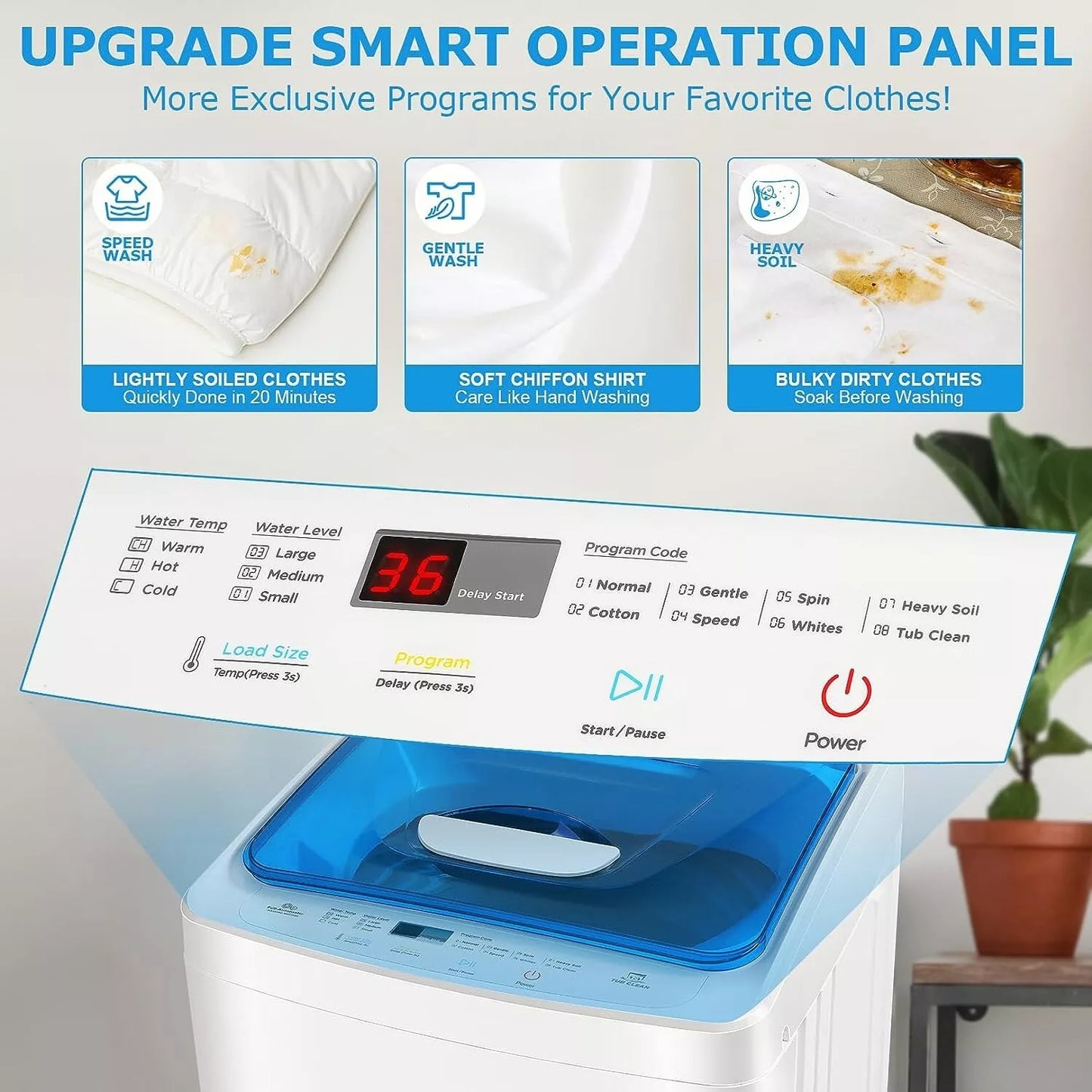 17.8lbs Portable Apartment Ventless Washer & Dryer Combo