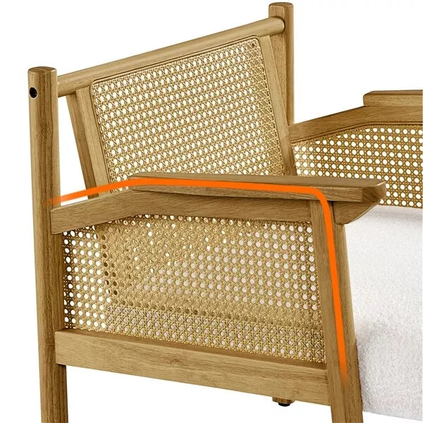 Anna Rattan Accent Armchair