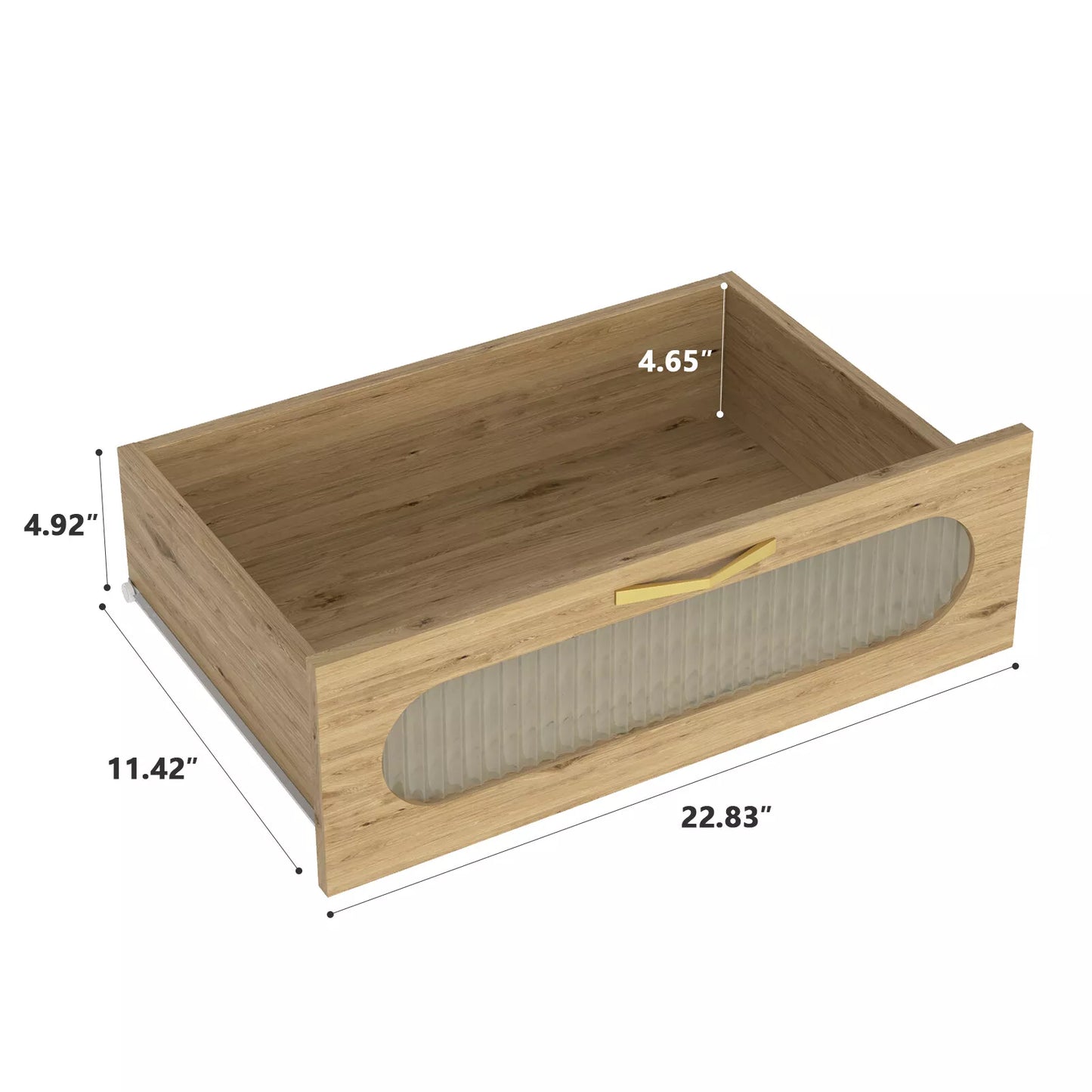 Aqsa Rattan Wide 6 Drawer Chest Dresser
